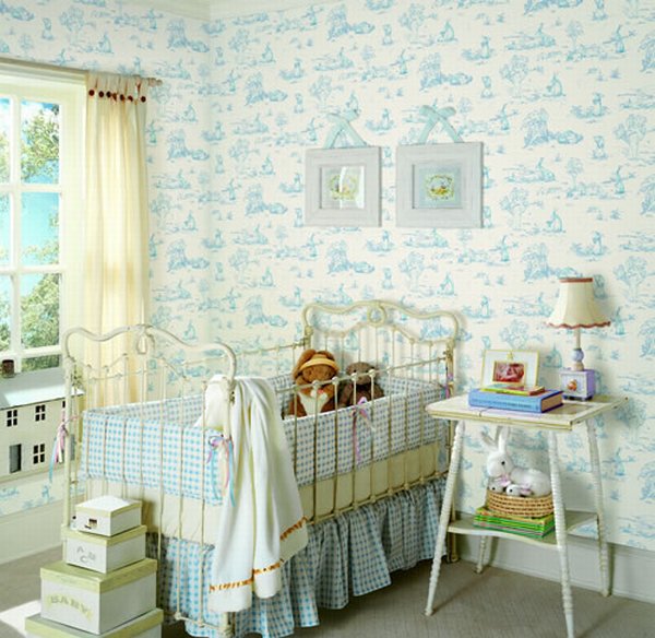 bebek odası duvar kağıdı